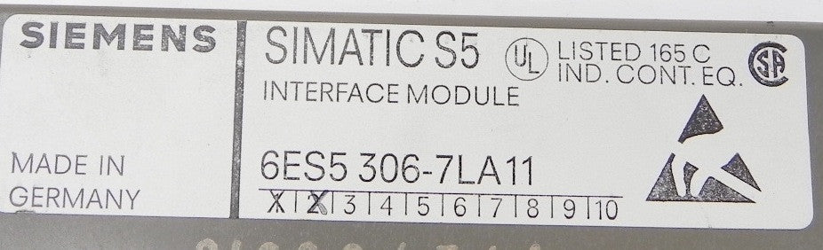 Siemens Interface Module 6ES5 306-7LA11 - Advance Operations