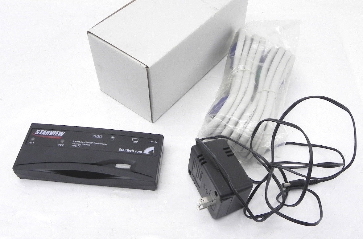 Startech  Shearing Switch SV211K  Power Supply + Cables - Advance Operations