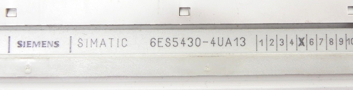 Siemens Input Module 6ES5430-4UA13 & PC-6F20 - Advance Operations
