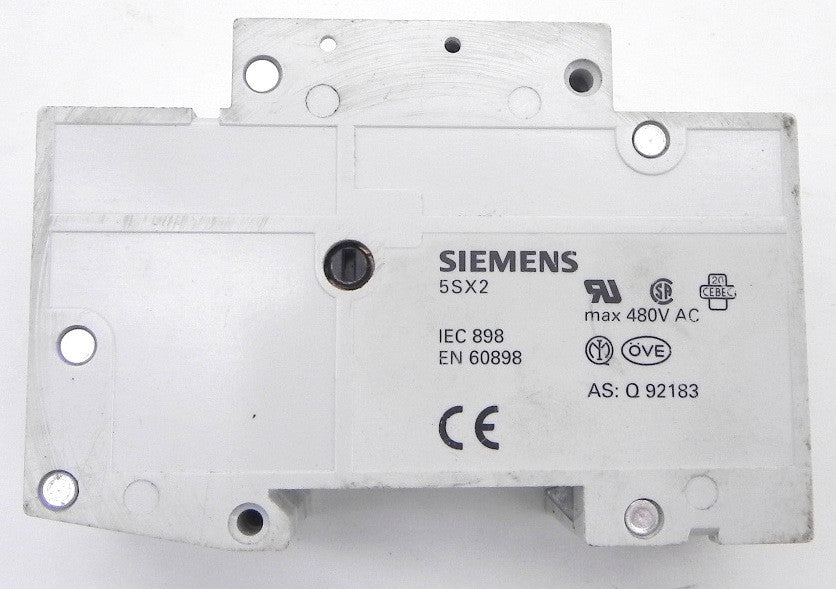 Siemens Circuit Breaker 5SX21 C8 480VAC Max 2 Pole - Advance Operations