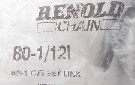 Renold Chain Offset Link 80-1/12I  1" Pitch (Lot of 6) - Advance Operations