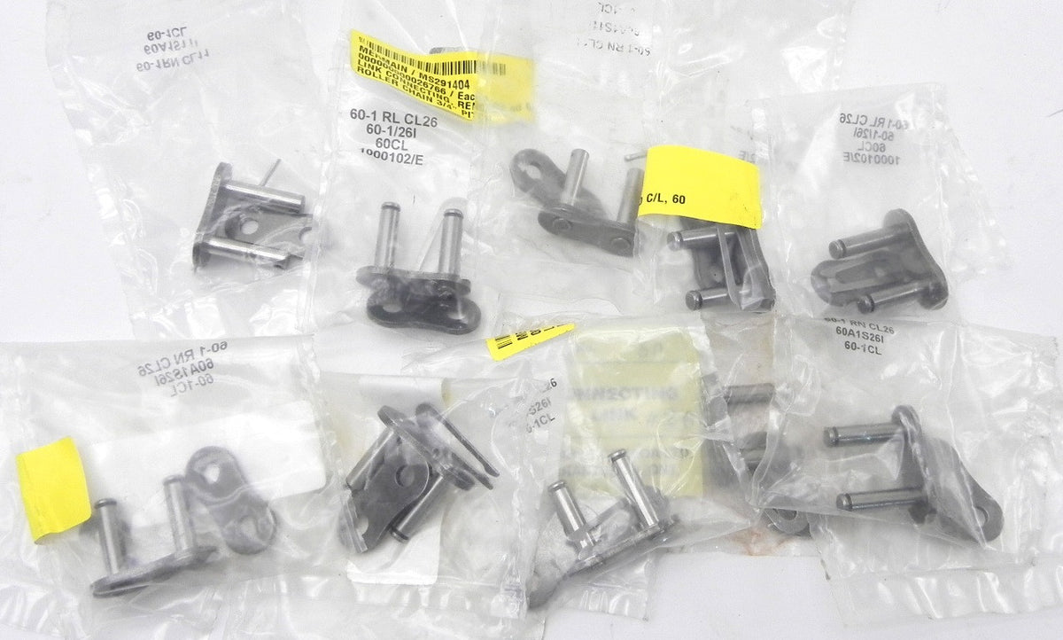 Renold Tsubaki Chain Connecting Link  60-1 (Lot of 10) - Advance Operations