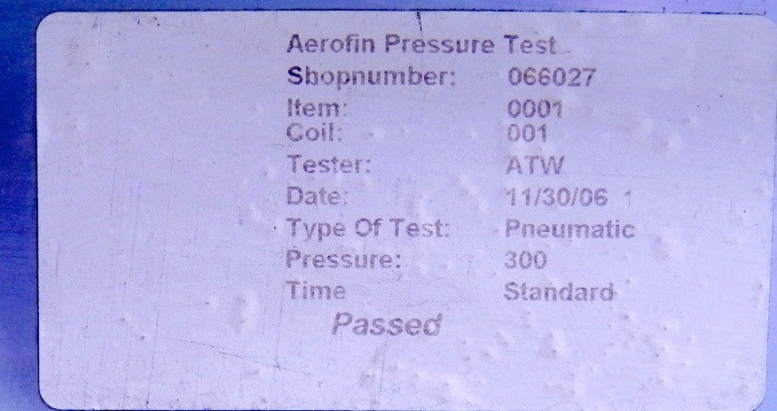 Aerofin Stainless Heat Exchanger 38-1/4"x18-1/2"x29" - Advance Operations