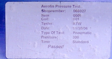 Aerofin Stainless Heat Exchanger 38-1/4"x18-1/2"x29" - Advance Operations
