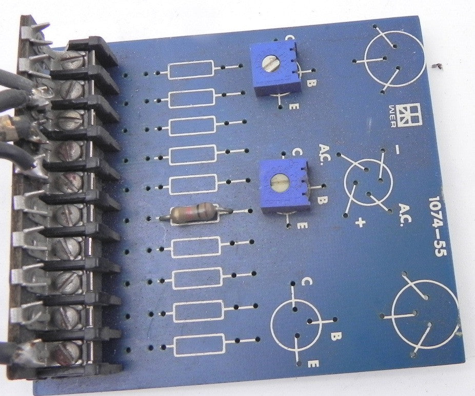 Wer Industrial Board Card Assembly 1074-55 - Advance Operations