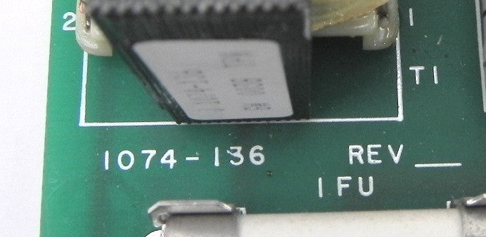 Emerson Control Interface Board  1074-136 - Advance Operations