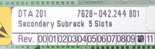 Load image into Gallery viewer, AEG Modicon Secondary SubRack 7628-042.244 801 Rev10 - Advance Operations
