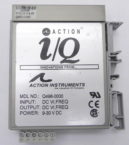 Action Instruments DC Signal Conditioner Q498-0000 - Advance Operations