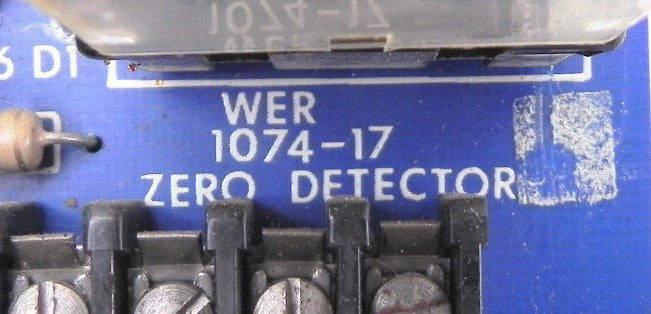 Wer Emerson Circuit Board 1074-17 - Advance Operations