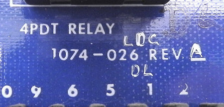 Wer Emerson Relay Board 1074-026 Rev A - Advance Operations