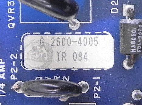 Emerson DC Drive Control Board  2600-4005 - Advance Operations