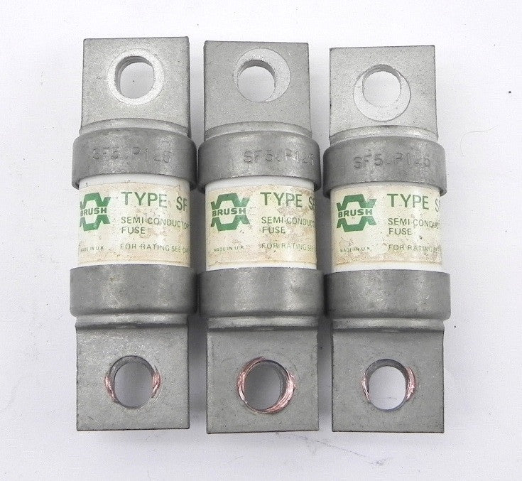 Brush Semi Conductor Fuse  SF50P125 125A (Lot of 3) - Advance Operations