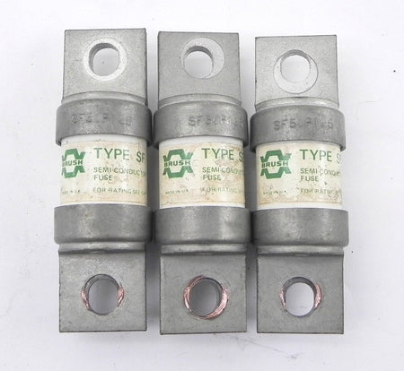Brush Semi Conductor Fuse  SF50P125 125A (Lot of 3) - Advance Operations
