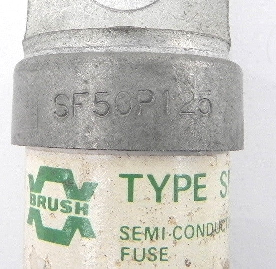 Brush Semi Conductor Fuse  SF50P125 125A (Lot of 3) - Advance Operations