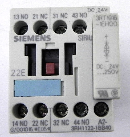 Siemens Contact Block Relay 3RH1122-1BB40 (2) - Advance Operations
