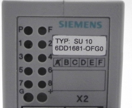 Siemens SU 10 Converter 6DD1681-0FG0 - Advance Operations