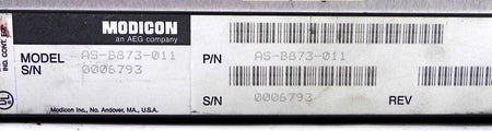 AEG Modicon -10 To +10V Analog Input Module AS-B873-011 - Advance Operations
