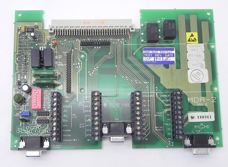 Control Techniques DC Drive Control Board MDA-2 ISS 2 - Advance Operations