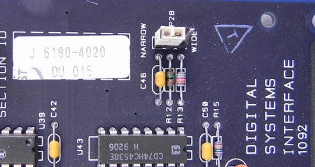Emerson Digital System Interface Board 6180-4020 - Advance Operations