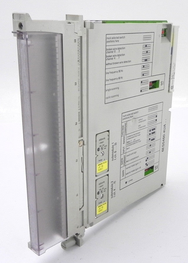 Siemens Analog Input Module 6ES5460-4UA13 - Advance Operations
