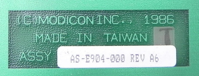 Modicon Module Chassis Circuit Board AS-E904-000 Rev A6 - Advance Operations