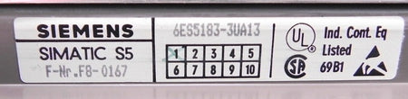 Siemens Expension Rack Chassis 21 Slot 6ES5183-3UA13 - Advance Operations