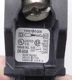 Square D Circuit Breaker Single Pole Q08 15 Amps (5) - Advance Operations