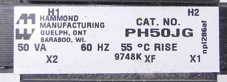Hammond Transformer PH50JG (Lot of 3) - Advance Operations