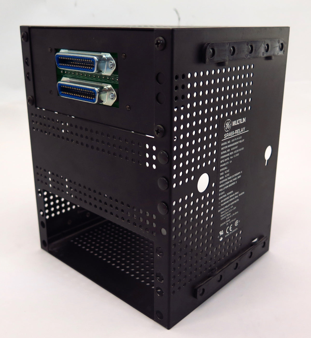 GE Multilin SR469-Relay Case for Model 469-P5-HI-A20 and Other Models - Advance Operations