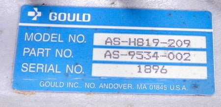 AEG Gould Module Chassis 7 Slot Rack  AS-H819-209 - Advance Operations