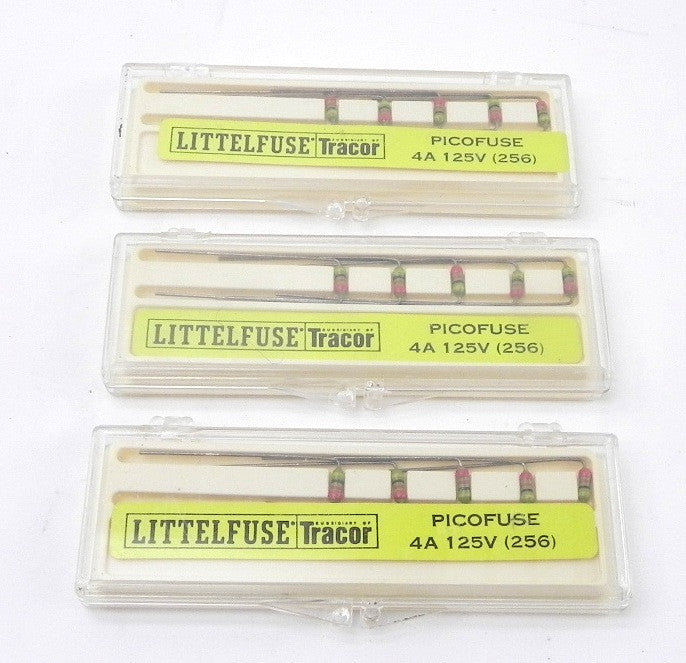 LittelFuse Pico Fuse 256  4A 125V (3 Boxes) - Advance Operations