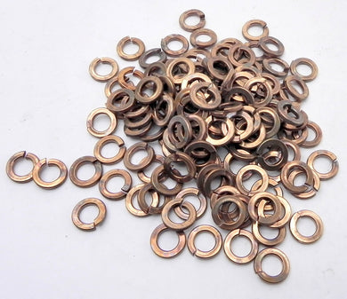 Brass Split Ring Lock Washers 1/2