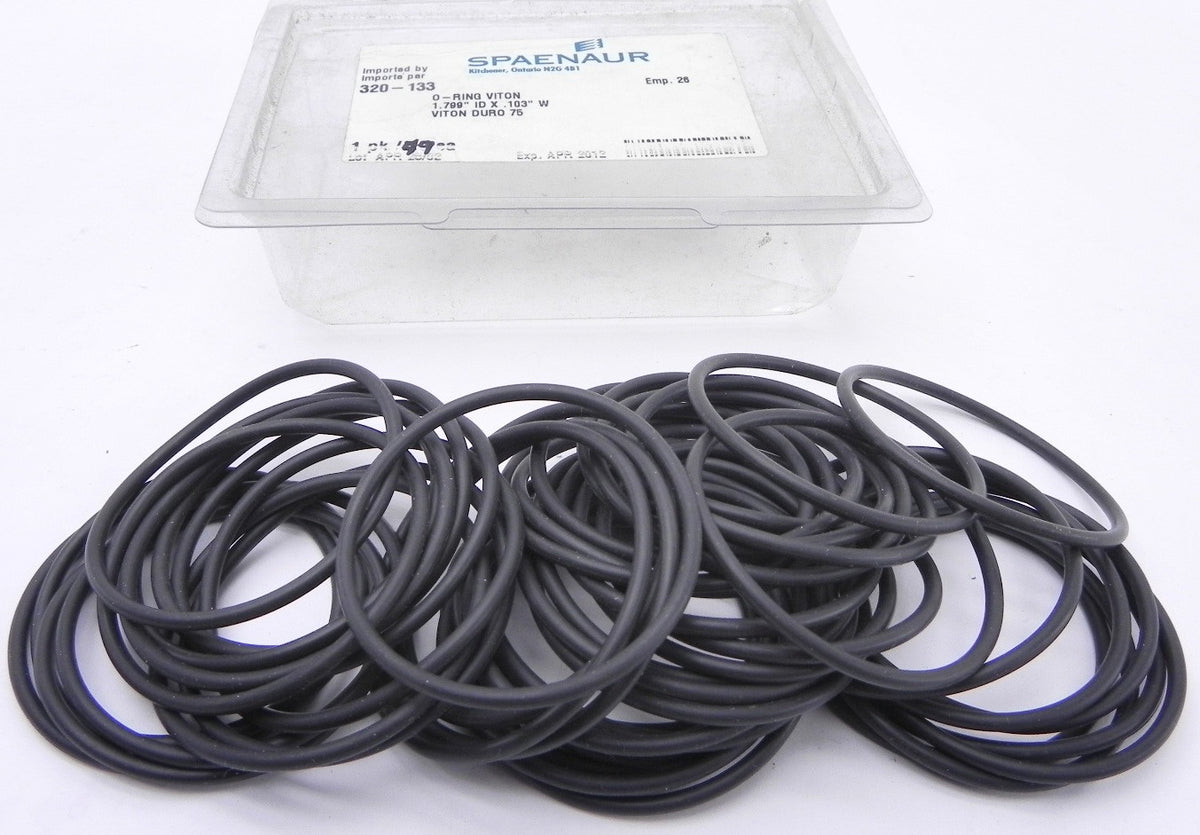 Spaenaur O Ring Viton 75 Duro Black 320-133  (49 Pcs) - Advance Operations
