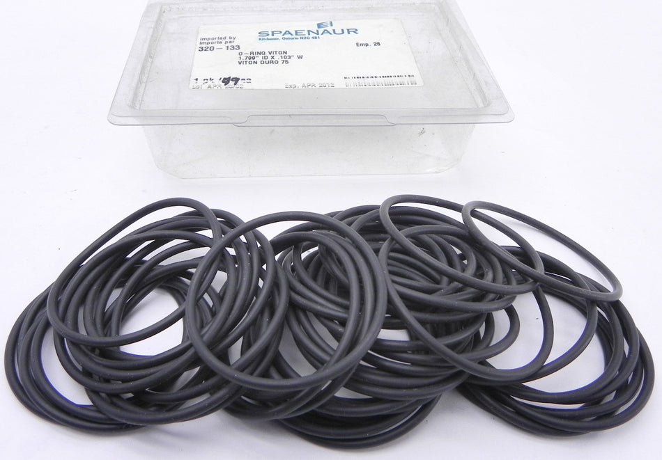 Spaenaur O Ring Viton 75 Duro Black 320-133  (49 Pcs) - Advance Operations