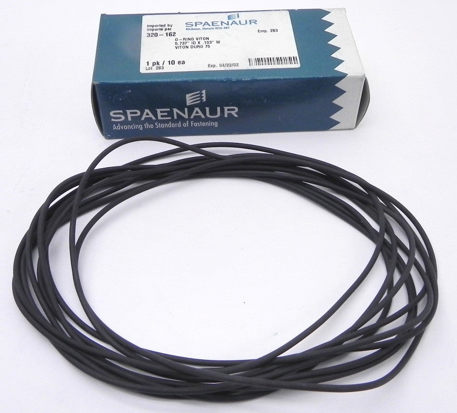 Spaenaur O Ring Viton 75 Duro Black 320-162 (10 Pcs) - Advance Operations