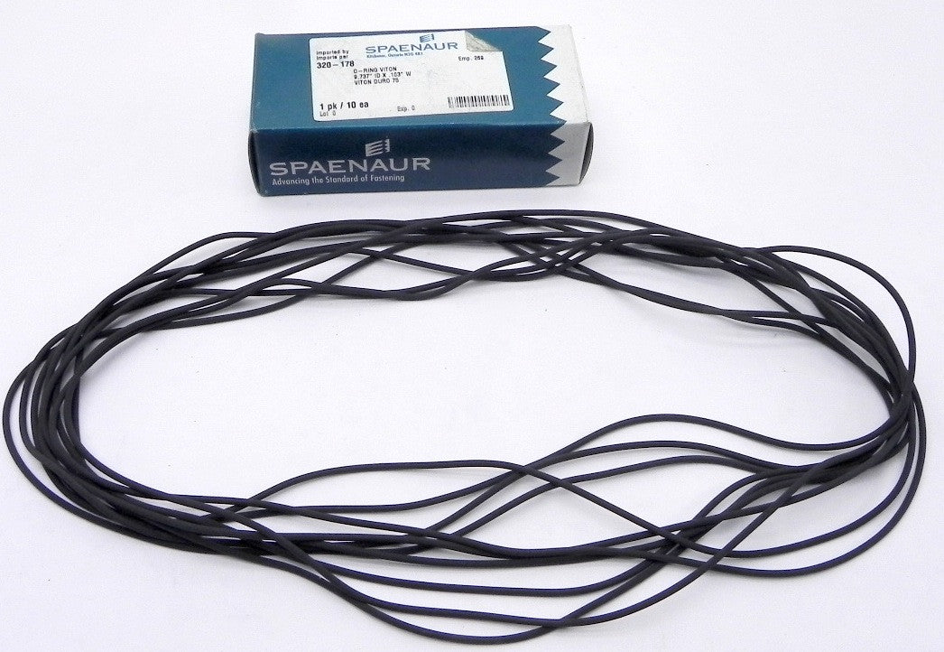 Spaenaur O Ring Viton 75 Duro Black 320-178 (10 Pcs) - Advance Operations