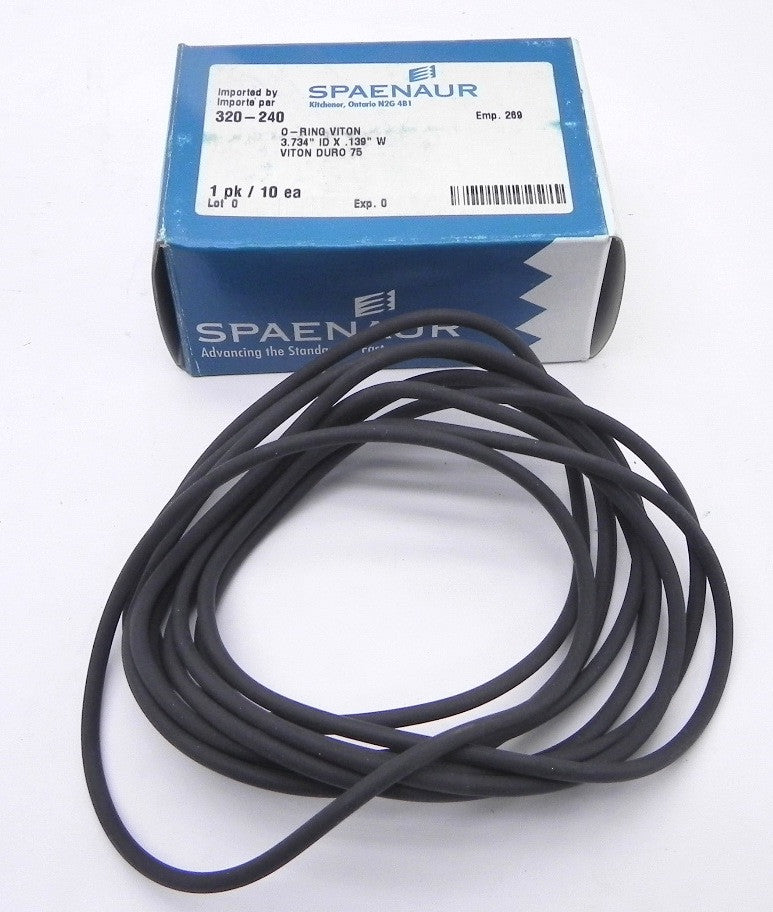Spaenaur O Ring Viton 75 Duro Black 320-240 (10 Pcs) - Advance Operations