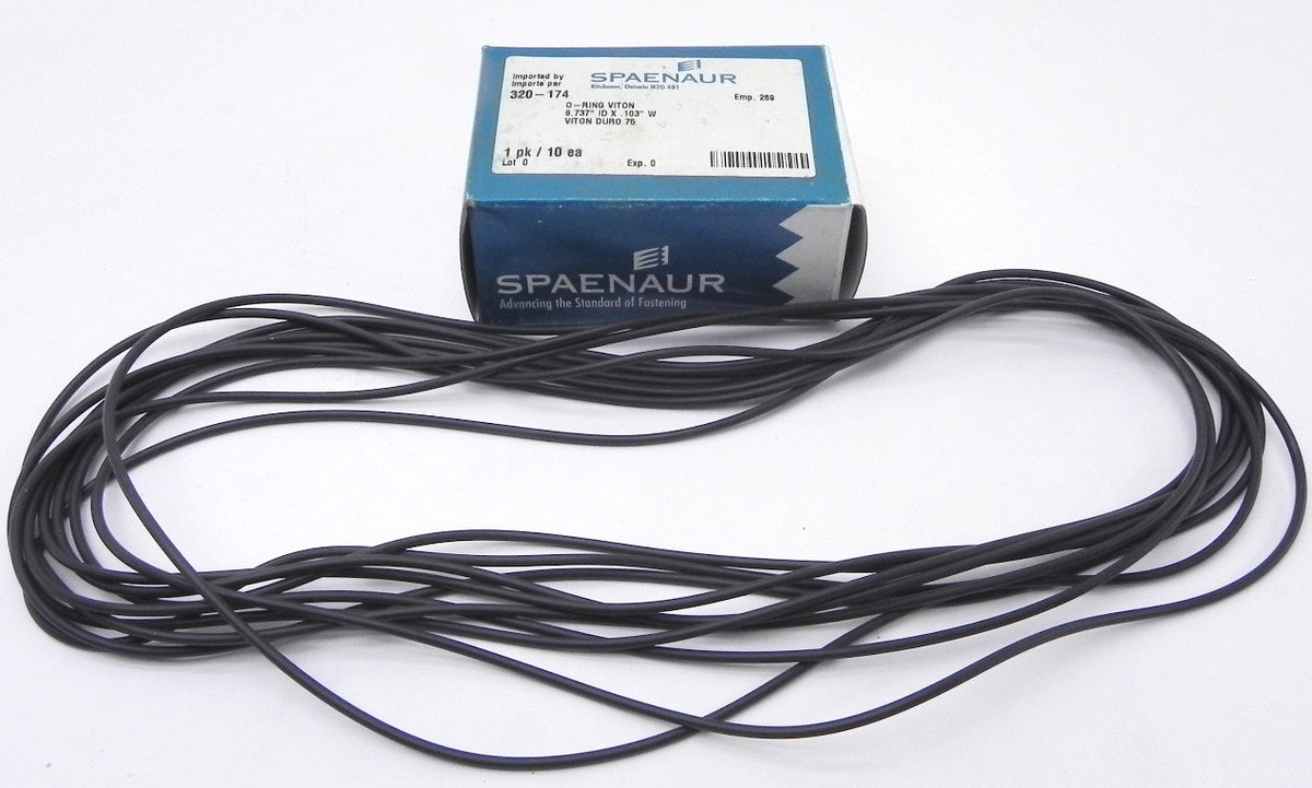 Spaenaur O Ring Viton 75 Duro Black 320-174 (10 Pcs) - Advance Operations