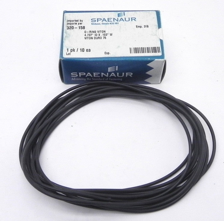 Spaenaur O Ring Viton 75 Duro Black 320-158 (10 Pcs) - Advance Operations