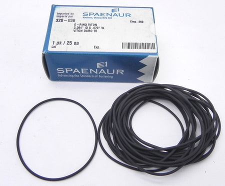 Spaenaur O Ring Viton 75 Duro Black 320-036 (25 Pcs) - Advance Operations