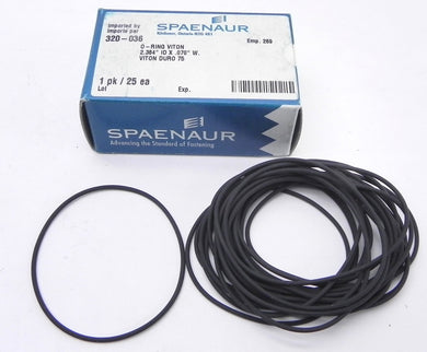 Spaenaur O Ring Viton 75 Duro Black 320-036 (25 Pcs) - Advance Operations