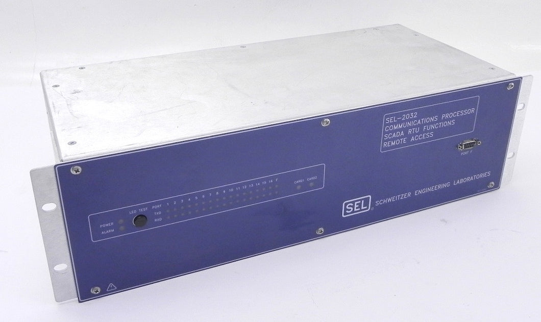 Schweitzer Communications Processor SEL-2032 - Advance Operations