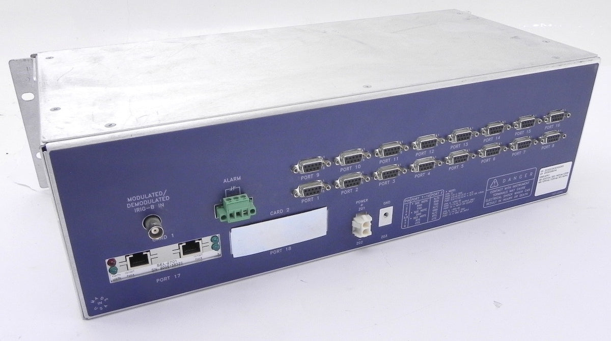 Schweitzer Communications Processor SEL-2032 - Advance Operations