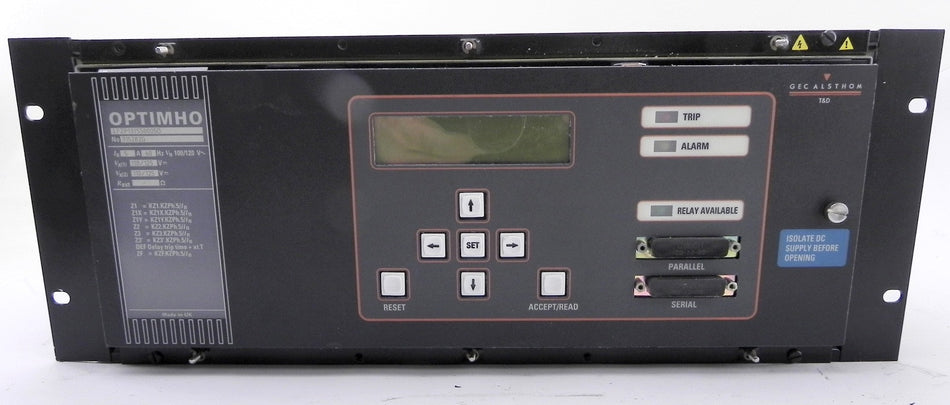 Gec OPTIMHO Protection Relay LFZP131S50005D Used - Advance Operations