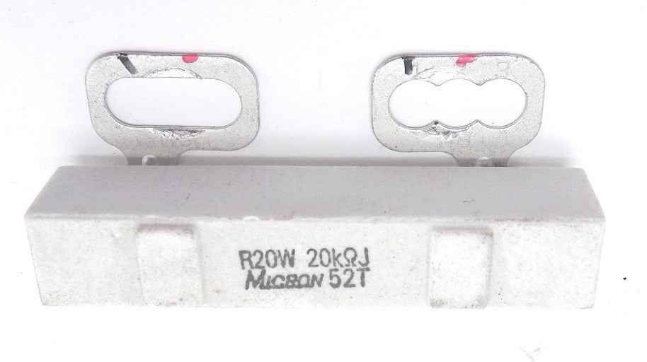 Micron 52T Ceramic Resistor R20W 20KΩJ (Lot of 12) - Advance Operations
