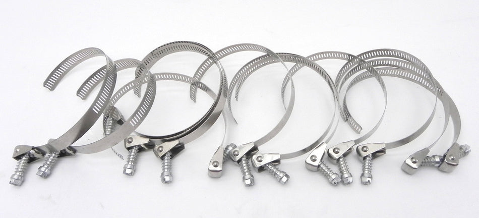 Stainless Steel Hose Clamp 2-3/4" Dia (Lot of 13) - Advance Operations