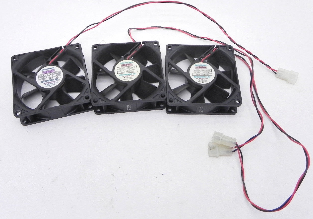 Mechatronics DC 12V Brushless Fan (Lot of 3) - Advance Operations