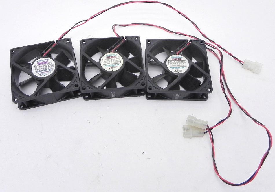 Mechatronics DC 12V Brushless Fan (Lot of 3) - Advance Operations