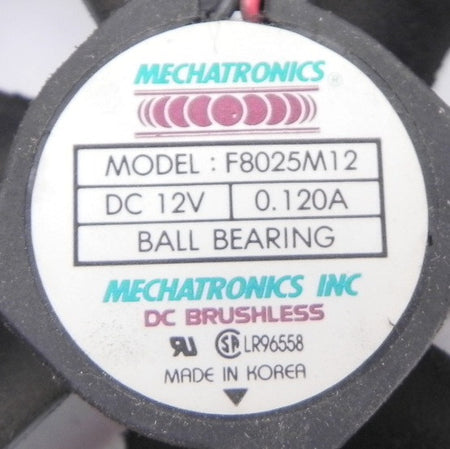 Mechatronics DC 12V Brushless Fan (Lot of 3) - Advance Operations