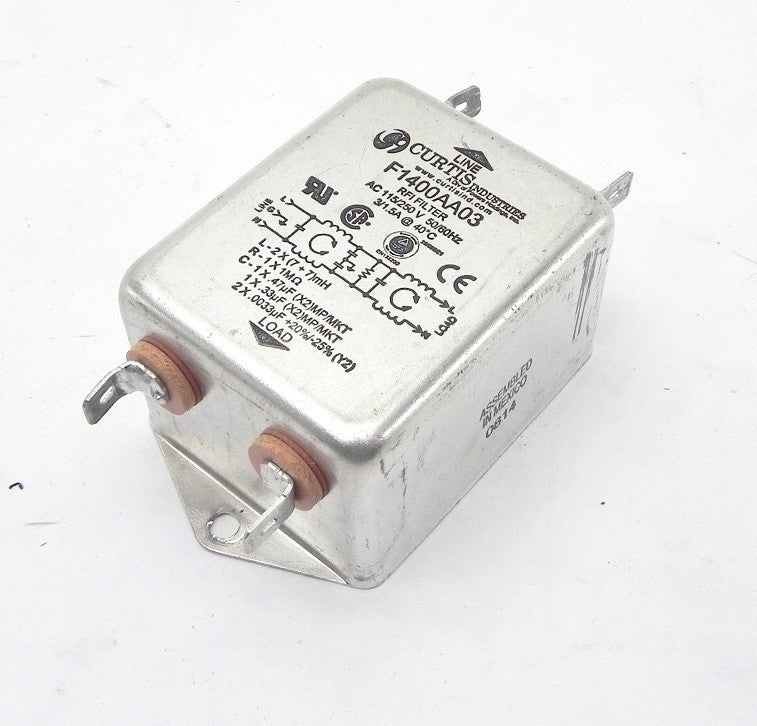 Curtis RFI Filters F1400AA03 - Advance Operations